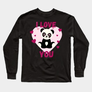 I love you - Panda Long Sleeve T-Shirt